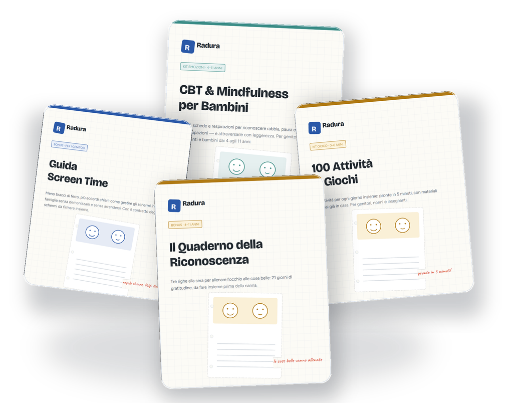 I quattro kit inclusi nel Bundle Radura completo